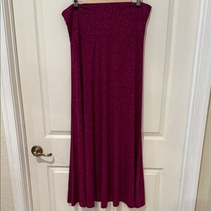 Women's Sparkle Maxi Skirt - Fuchsia